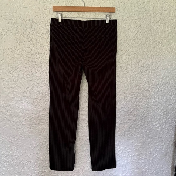 Betabrand Straight Leg Pinstripe Stretchy Dress Pants Medium - Picture 4 of 6